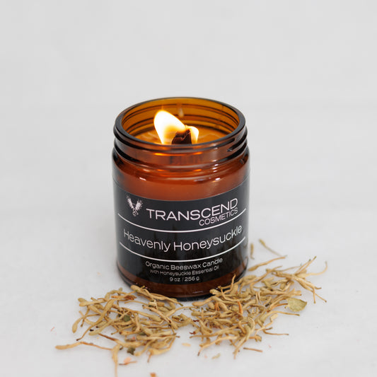 “Heavenly Honeysuckle” - Organic Beeswax Candle