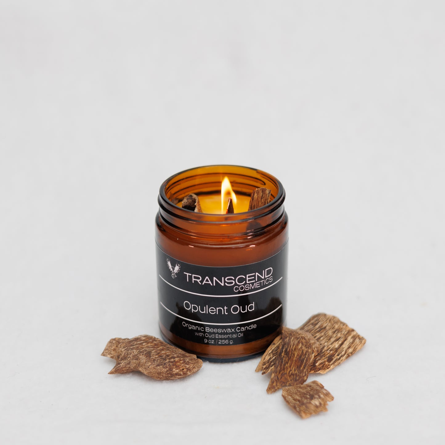 “Opulent Oud” Organic Beeswax Candle