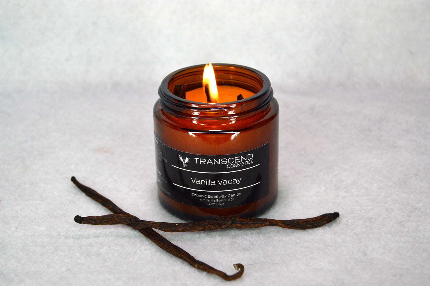 "Vanilla Vacay" Organic Beeswax Candle