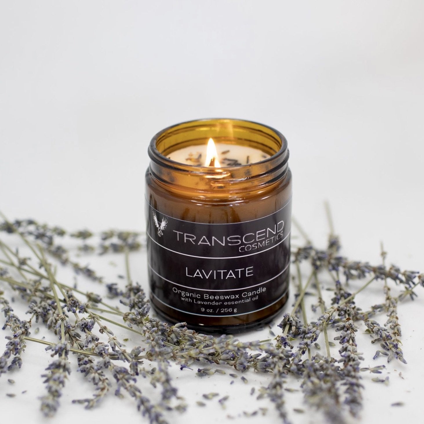 Lavitate Organic Beeswax Candle – Transcend Cosmetics